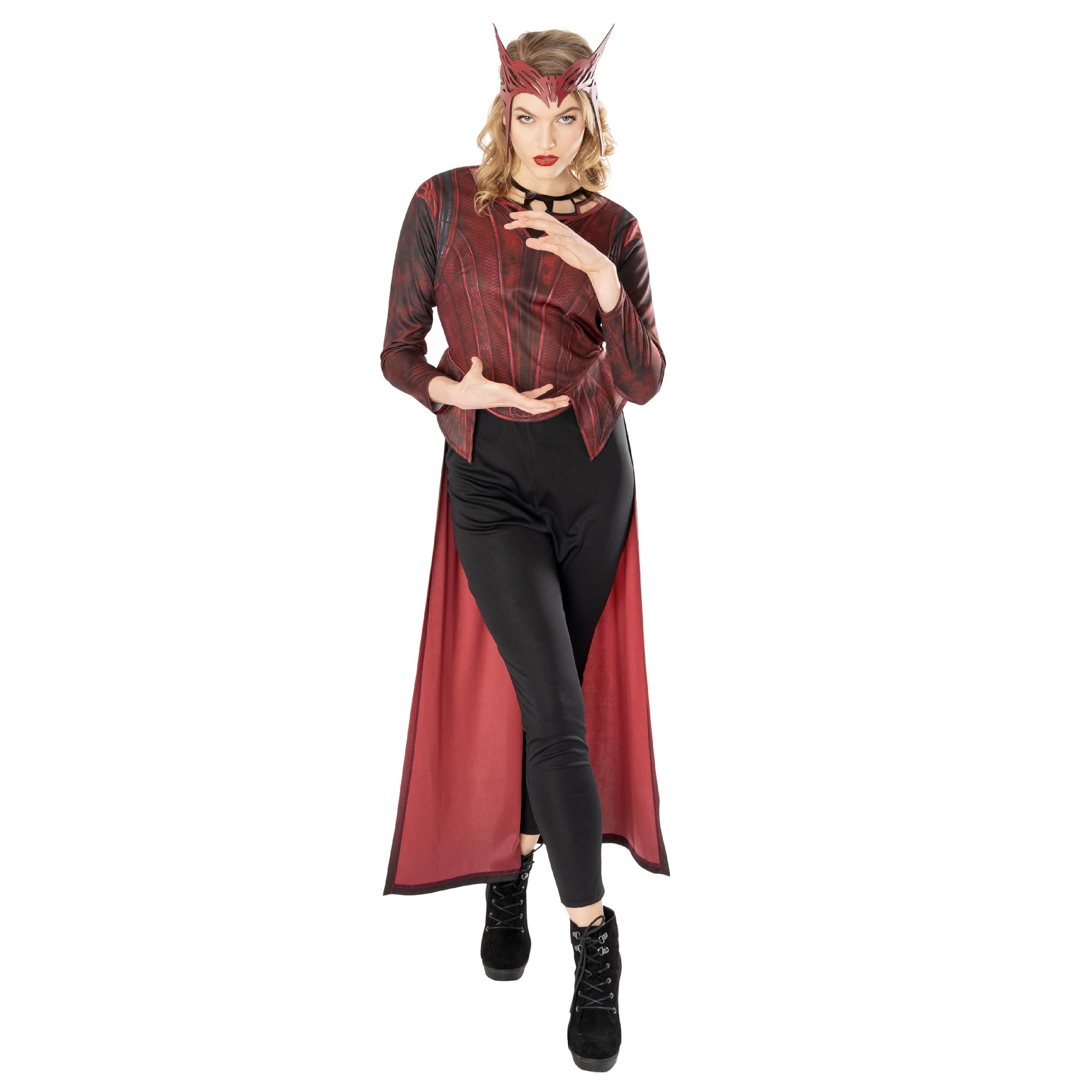 Rubies 301469 Scarlett Witch Deluxe Adulto Señoras