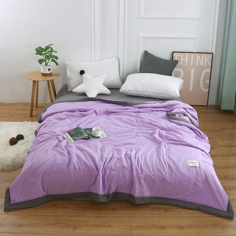 Summer Duvet, 2-in-1 Double-Sided, Cooling Blanket with Cooling Fibres, Four Seasons Duvet, Breathable, Soft Quilt for People, Cooling Bed Linen, 180 x 220 cm