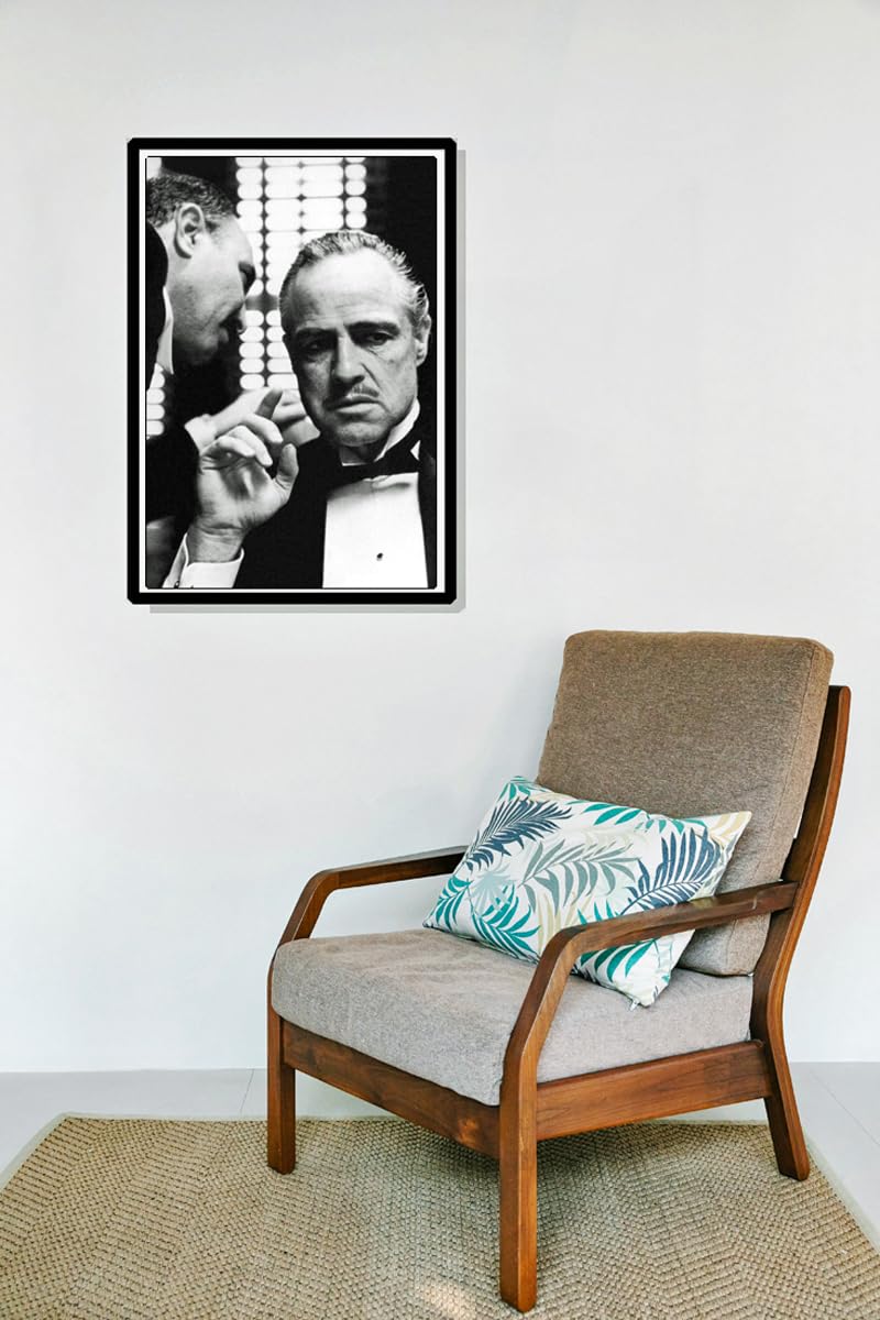 Targa Decorativa In Metallo Con Don Vito Corleone, 30x20 Cm, Per Interno/esterno, Bar, Garage, Casa, Regalo - 3