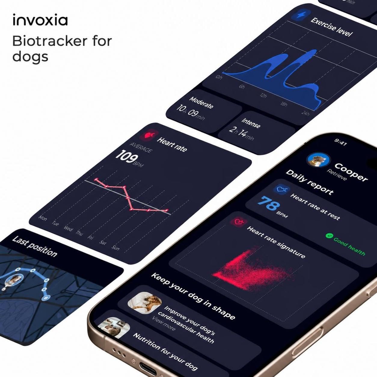 Invoxia Biotracker Edizione 2026 GPS Salute per Cane