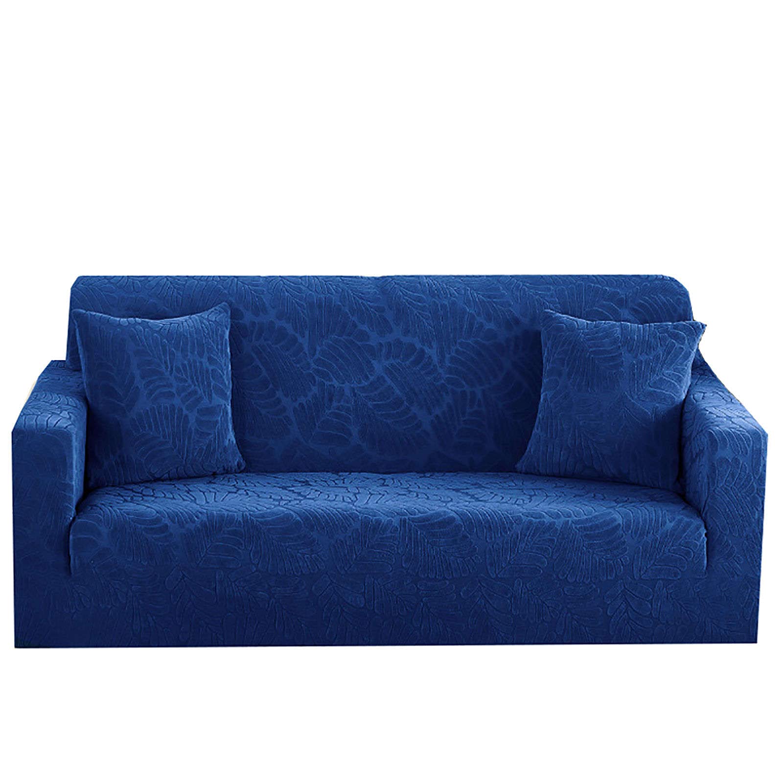 Fluwelen pluche bankhoes, zachte stretch bank hoes dikke antislip meubelbeschermer elastische bodem bank hoes voor woonkamer 1 zits 2 zits 3 zits blauw groen 3 zits