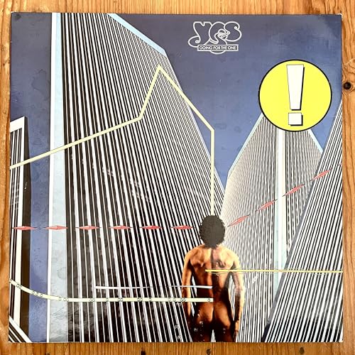 YES Vinyl LP- Going For The One (incl Wonderous Stories) EX+,