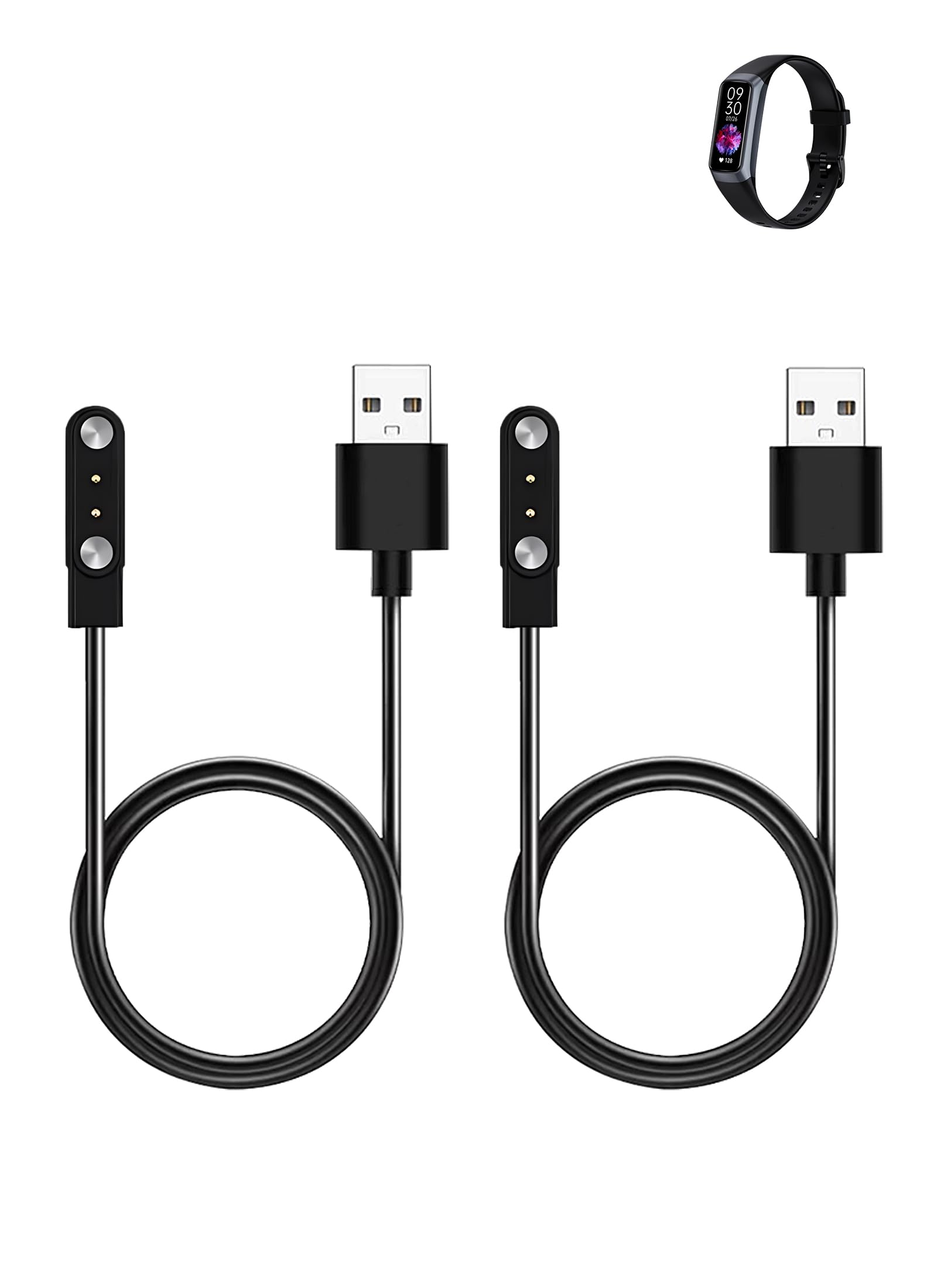 Photo 1 of ?2 Pack? Charging Cable for ST-Care/Moremore C60,Magnetic USB Charging Cable Replacement Charger Compatible,Black.