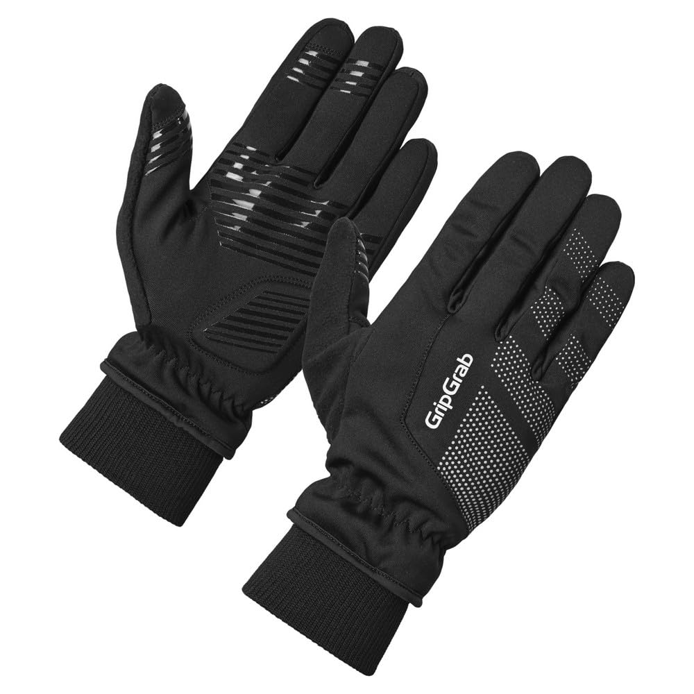 GripGrab Ride - Guantes de Ciclismo para Invierno, Resistentes al Viento, Forrados