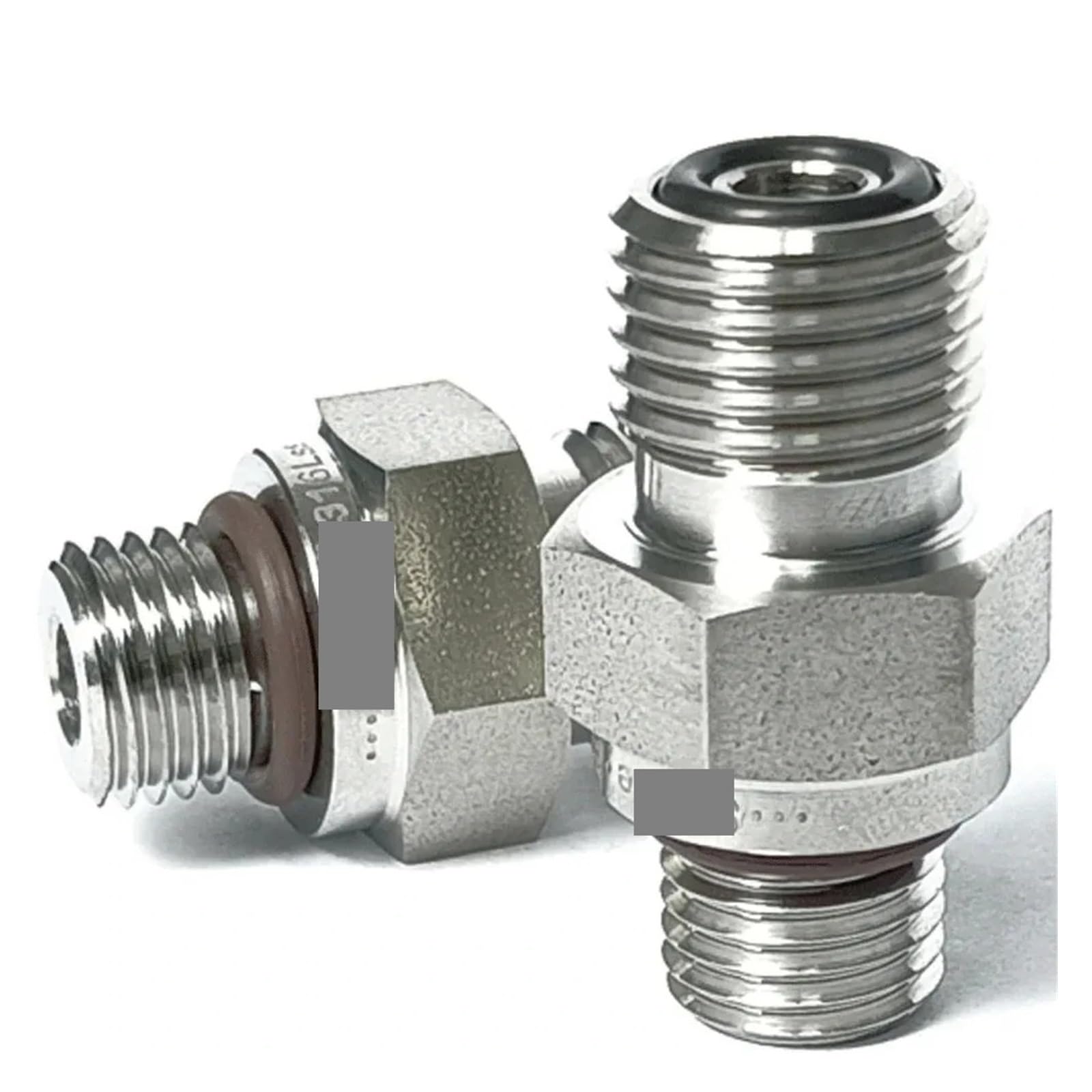 MQXFCZUX 1/4" VCR Male Turn to 7/16-20UNF Male Coupler Adater SUS316L Stainless Steel Pipe Fitting Connector MQXFCZUX