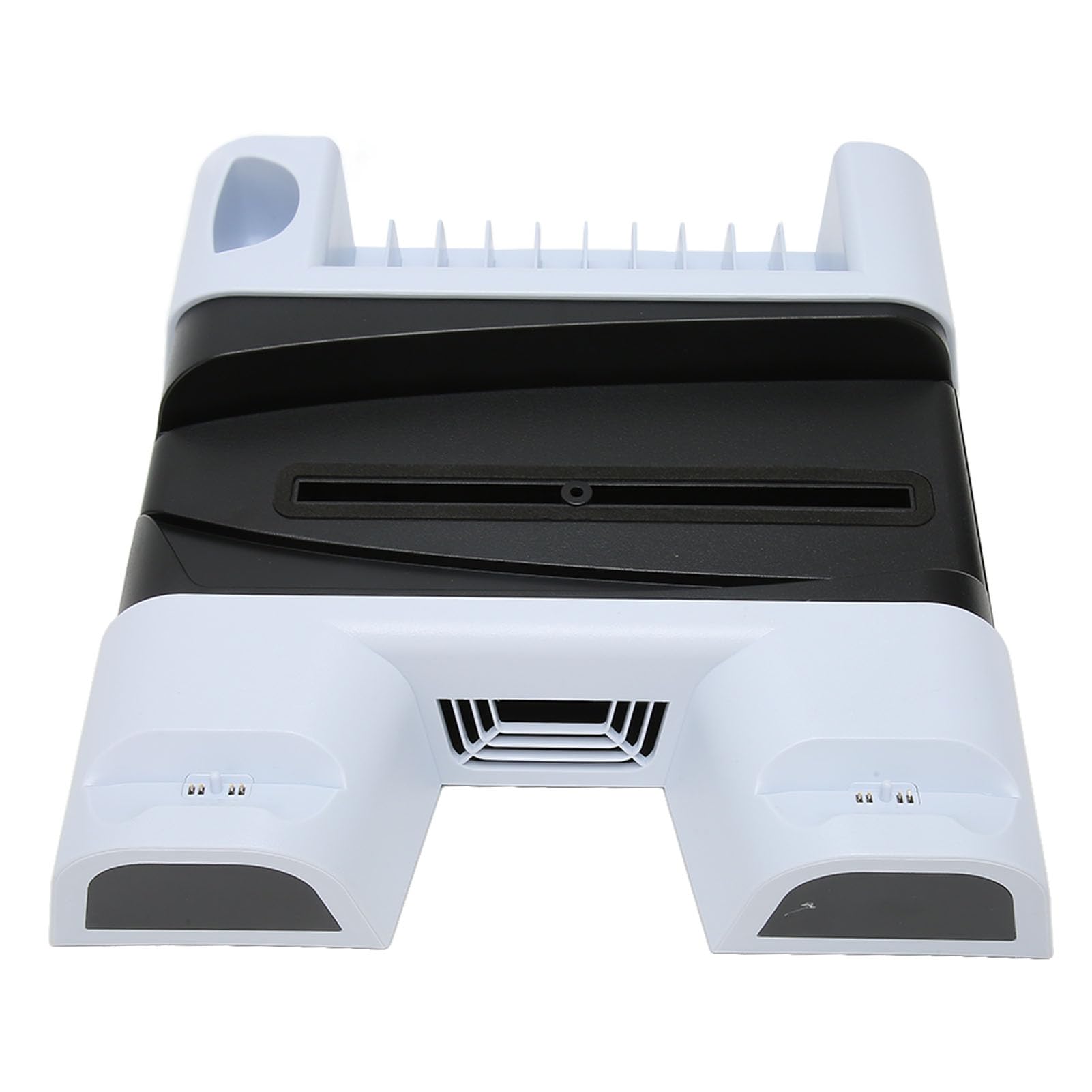 Fockety Cargador de Mando, DC 5.1V Estacia de Carga Doble Ventilador Ajustable de 3 Niveles Estacion de Carga del Mando Ranura para 10 Tarjetas de Juego Estación de