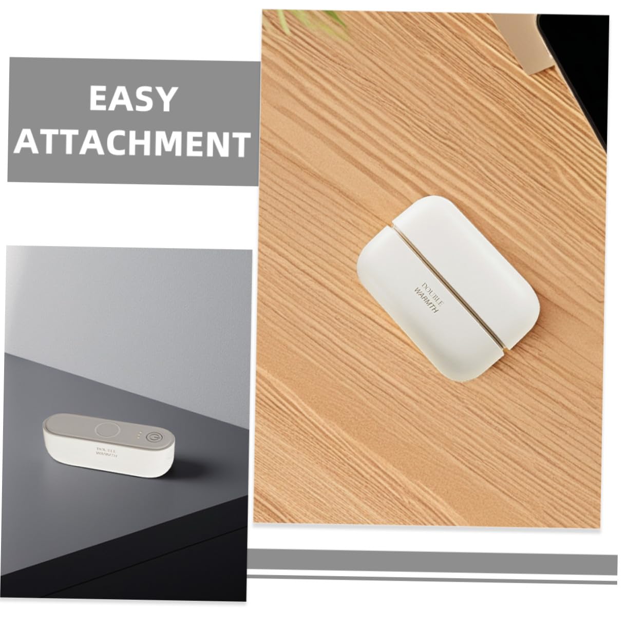 Calentador De Manos Portátil Recargable por USB Mini Calentador De Manos para Viajes Caza y Uso Exterior Cálido y Rápido para Invierno y Bolsillo