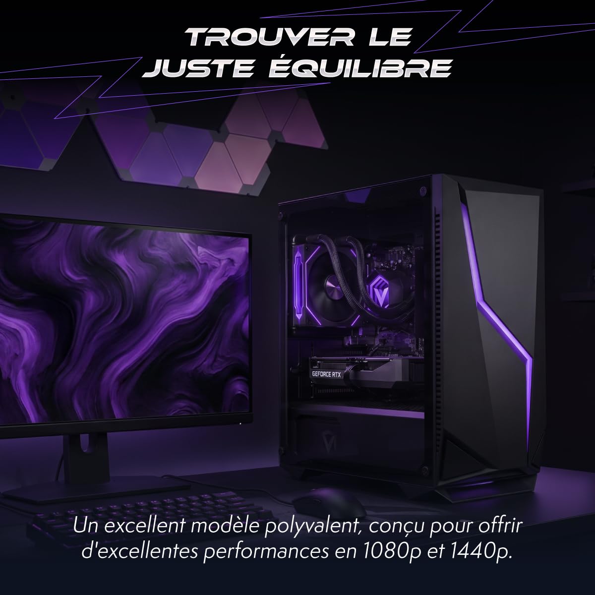 Vibox Gaming PC, Intel Core i9 12900KF, Nvidia RTX 5060 8GB, 16GB RAM, 1TB SSD, Windows 11, WiFi 6 + Bluetooth 5.4