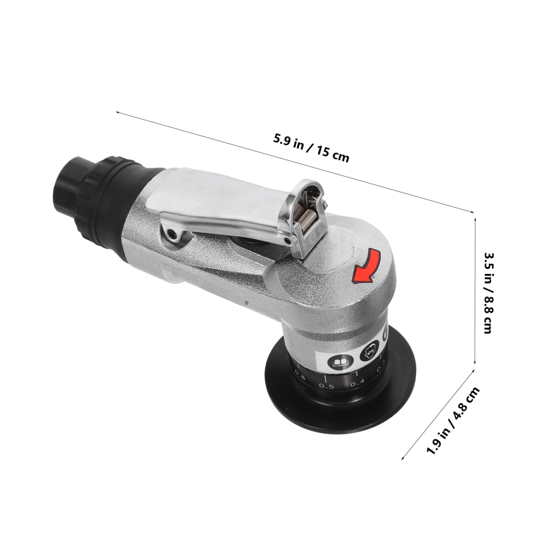Mini Pneumatische Anfasmaschine Metall Entgrater Werkzeug für Edelstahl Aluminium Kompakt Leicht Ergonomisch Präzises Entgraten und Fasen für Rohre und Kanten Langlebig für