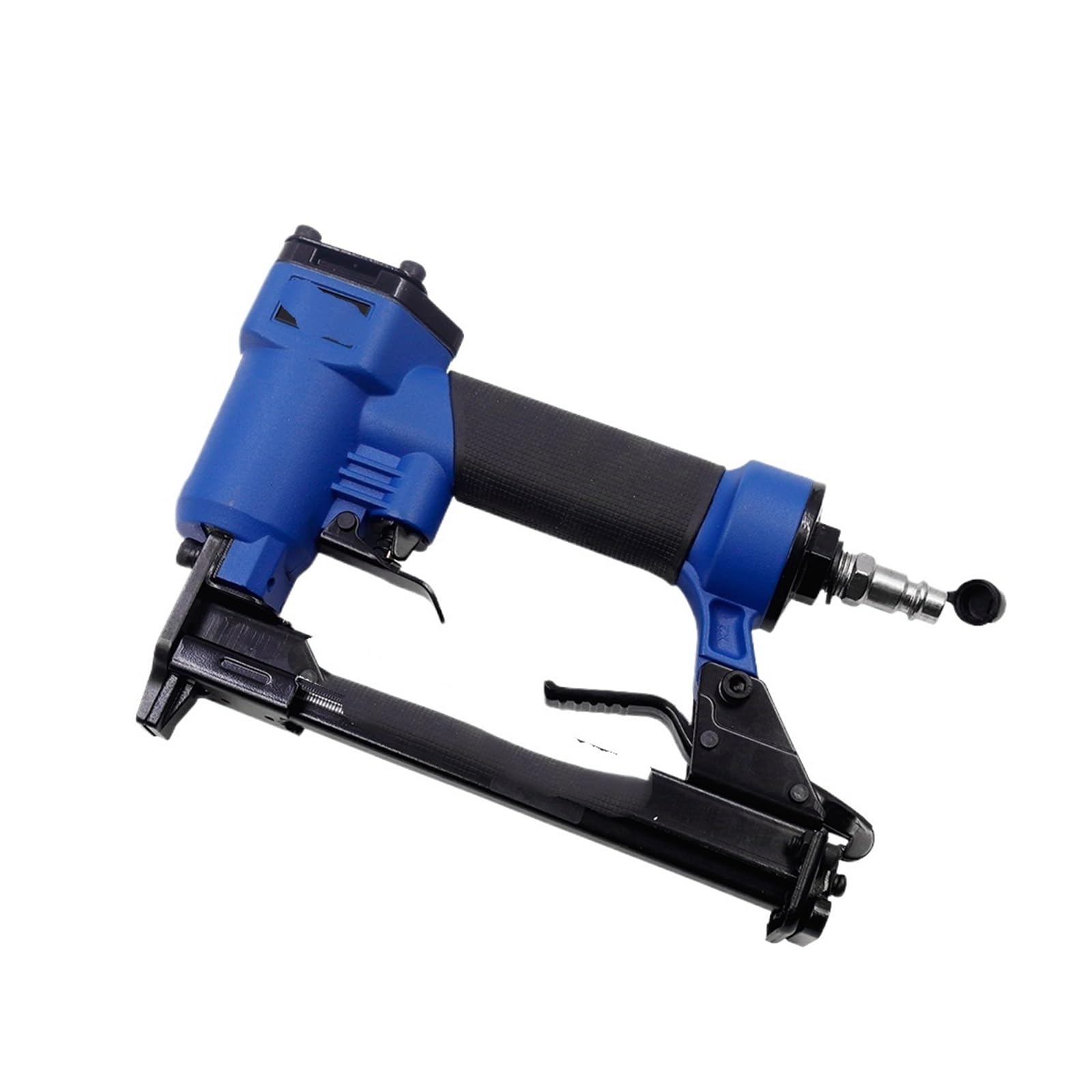 PIGENEQW Oil Free Pneumatic Stapler High Strength Stapler Air Stapler 8016 Nail Gun 21Ga 12.8mm Pneumatic Nailer for Wooden Frames(JP Air Inlet)