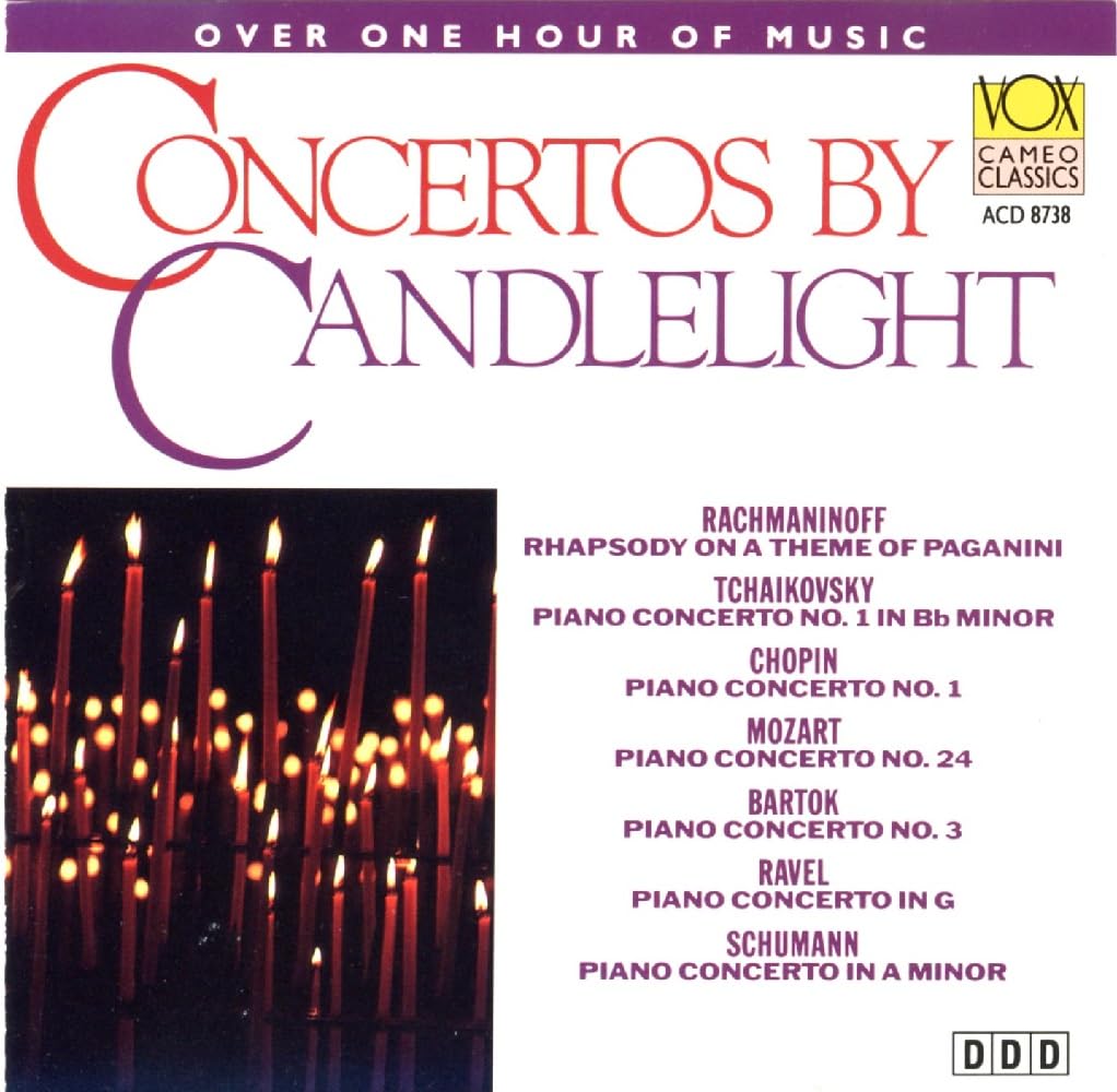 Cto By Candelight [Audio CD] Schumann/Bartok/Chopin/Mozart/Ravel/Rachmaninoff