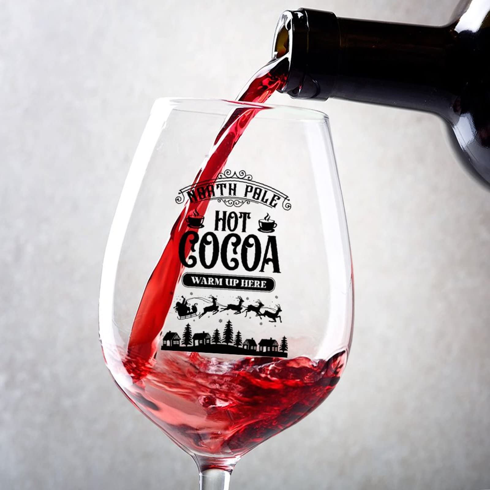 Verre à vin rouge de 481,9 g à longue tige pour sublimer vos dîners de fête