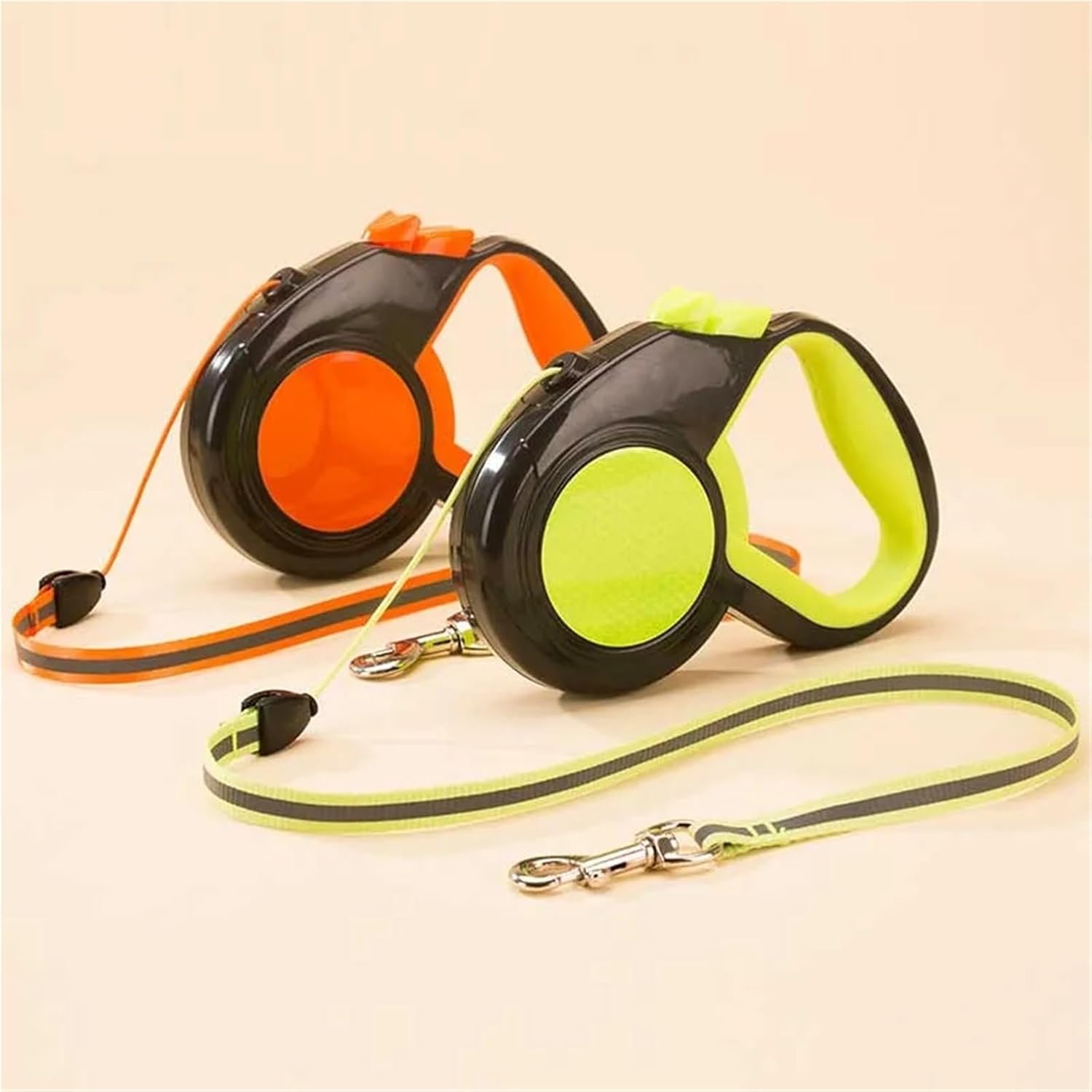3M/5M/8M Automatic Retractable Dog Leash Dog Chain Accessories Walking Running Reflective Traction Rope Belt Pets Puppy Supplies(Green,8 Meter)