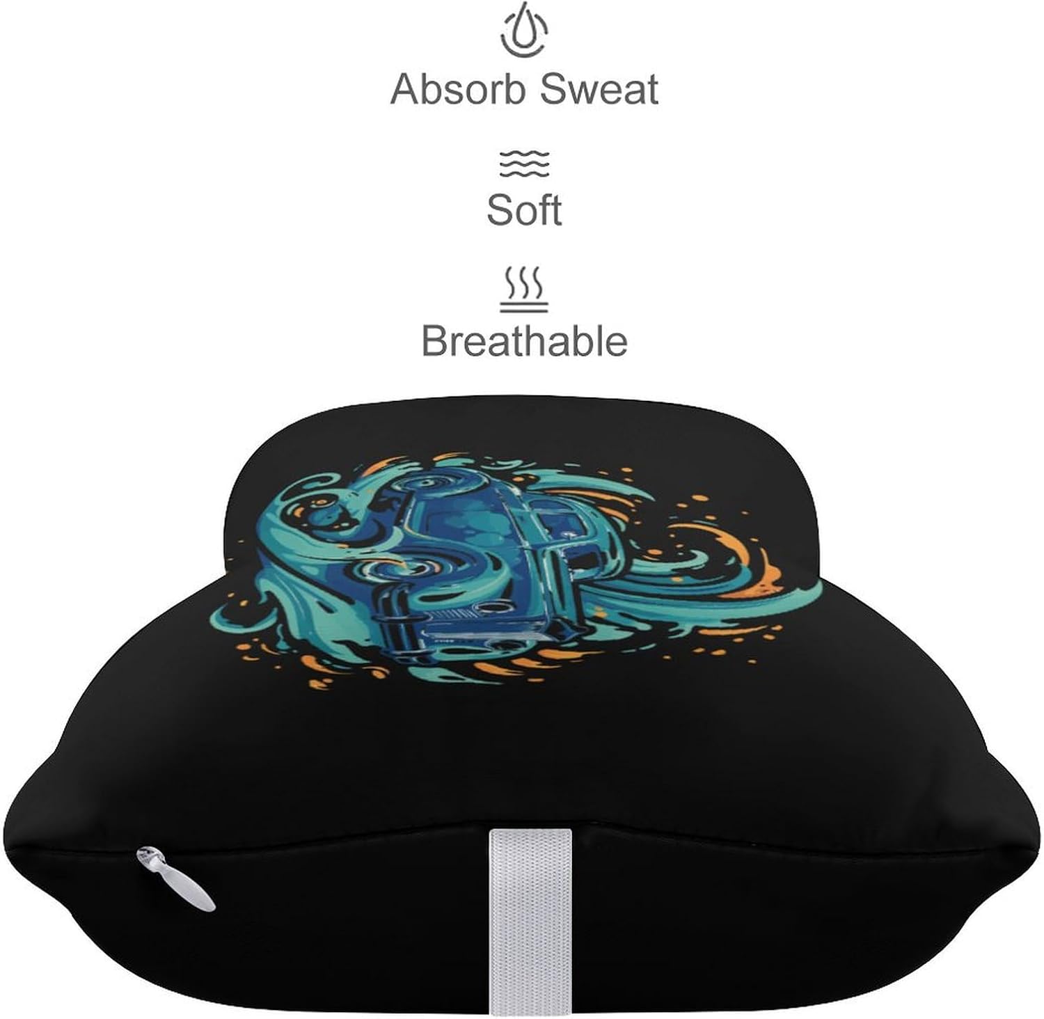 Vintage Car 2 Pack Car Neck Pillow Car Headrest Soft Car Pillow for Most Cars