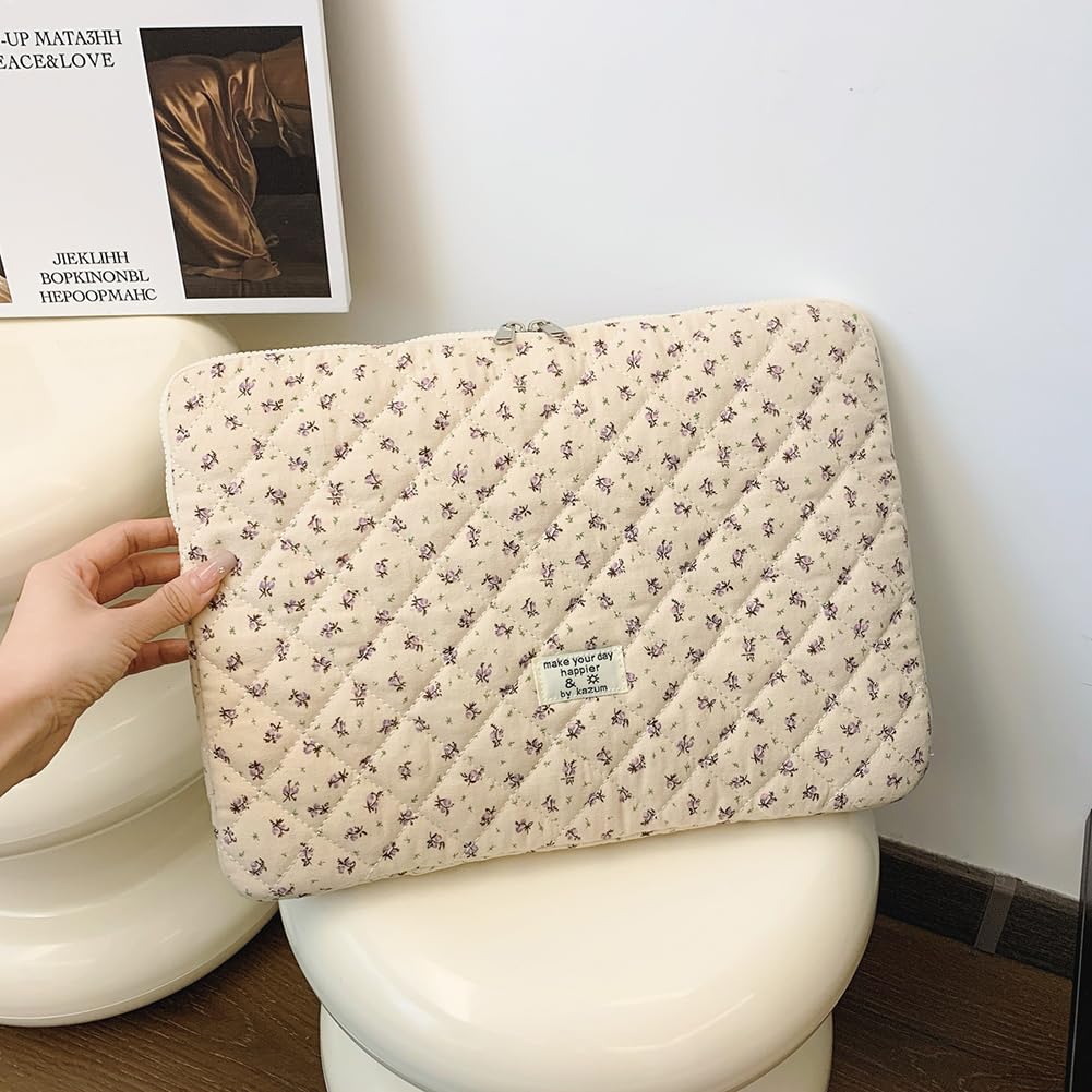 Puffy Custodia Laptop Trapuntata Kawaii: Morbida E Protettiva Per Notebook 11-13-15 Pollici - 6