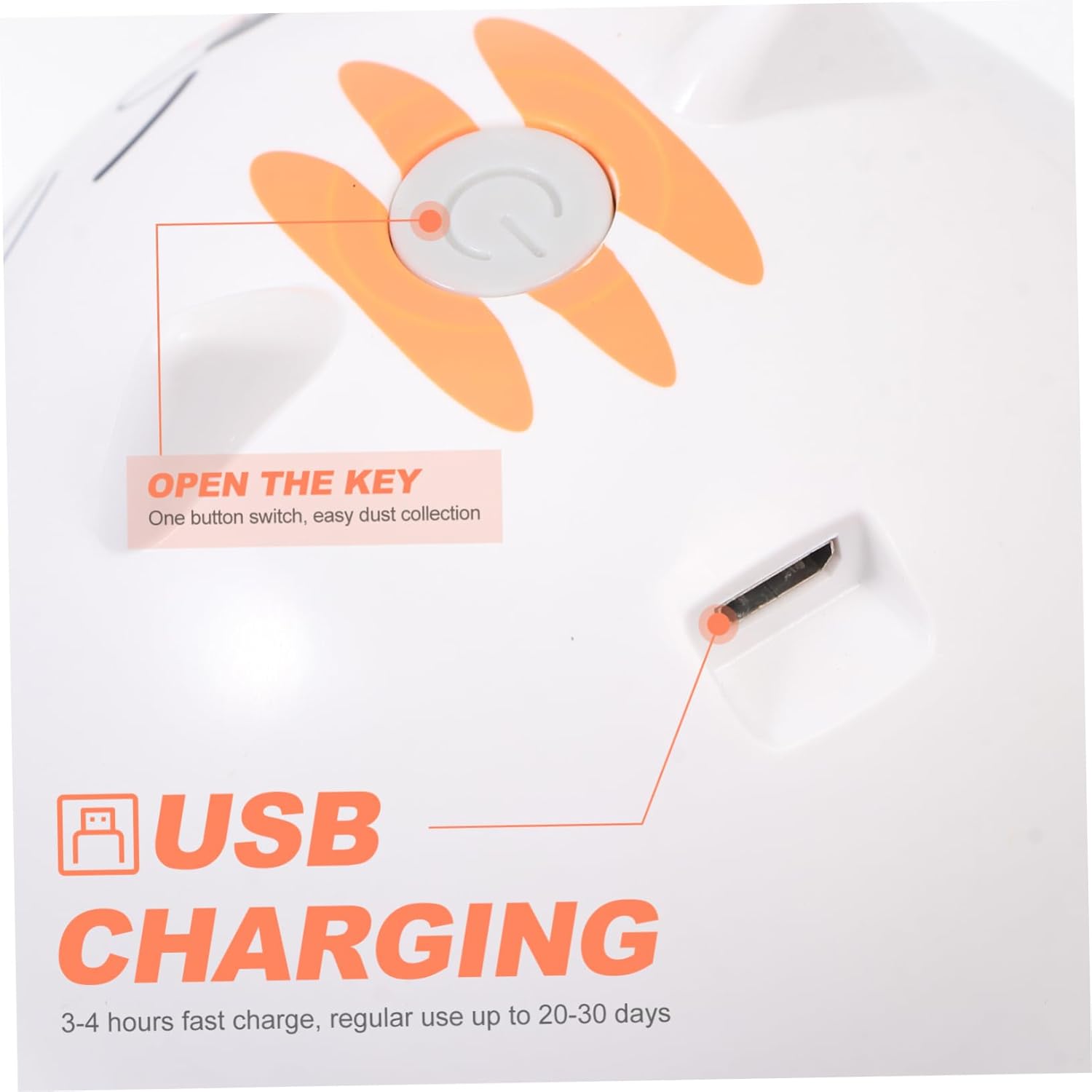 USB Rechargeable Mini Vacuum Cleaner Portable Cordless Desktop Dust Collector Animal Pattern Cat Design for Home and Car Use
