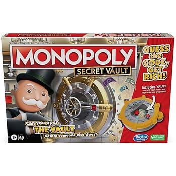 Hasbro Games Monopoly Secret Vault Board Game