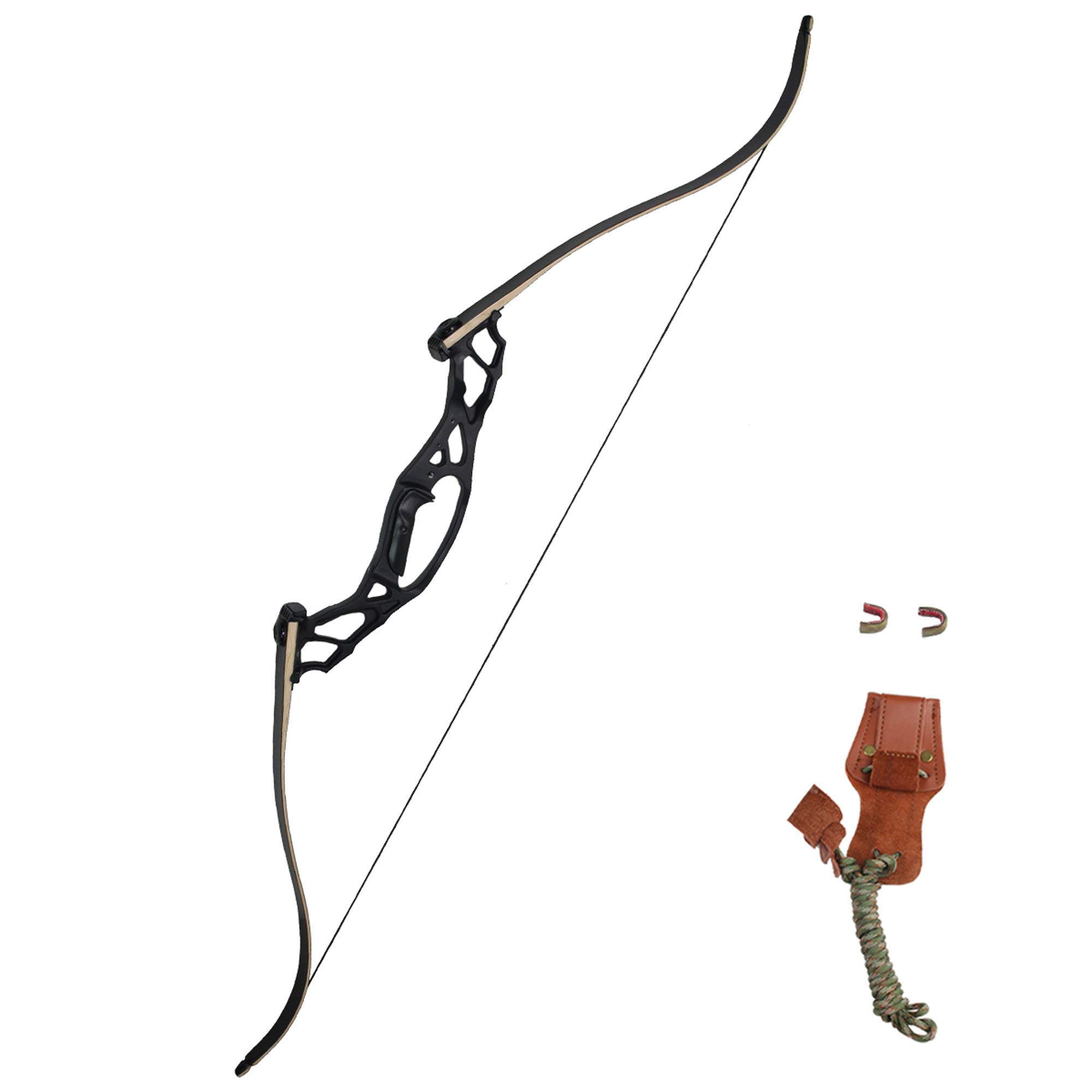 Buy SinoArt Lion 62" Takedown Hunting Recurve Bow Metal Riser 30 35 40 45  50 55 60 65 70 Lbs Right Handed Online at desertcartGuyana