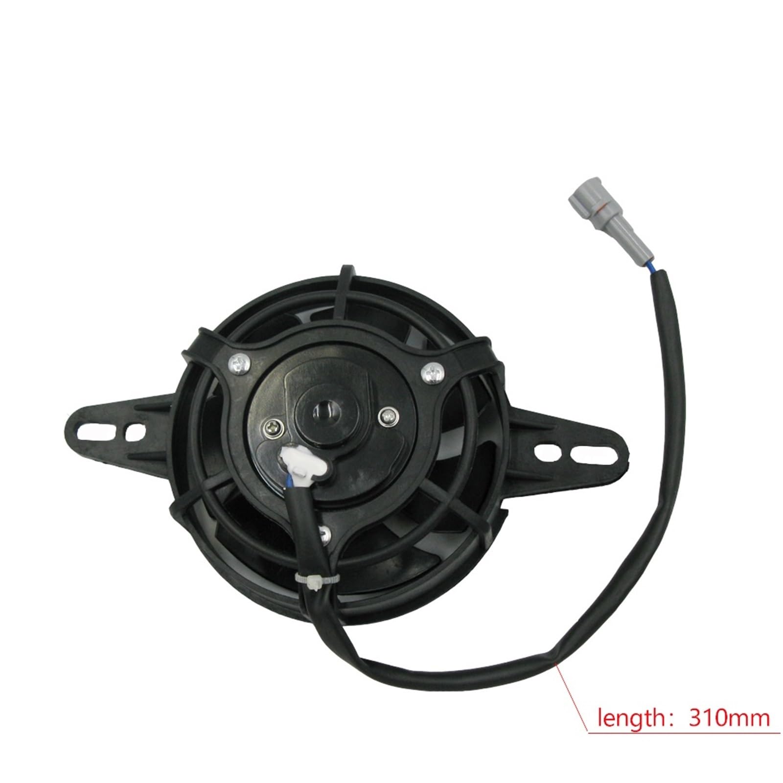 Wentylator chłodnicy Zestaw wentylatora 12V motocyklowy wentylator chłodzący chłodnicę oleju silnikowego elektryczny wentylator chłodnicy uniwersalny(4inch 25w)