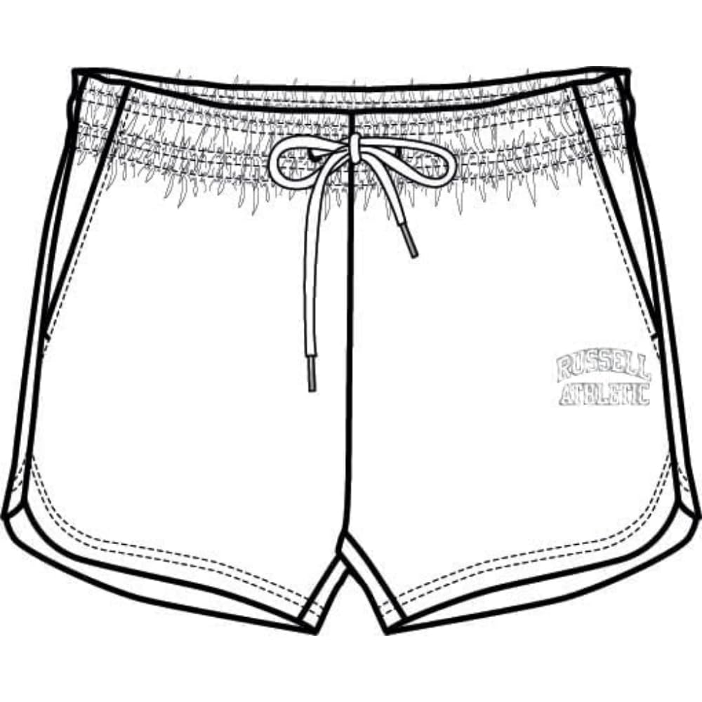 Russell Athletic A31061-UW-001 ROSA-Shorts Shorts Women's White Size L