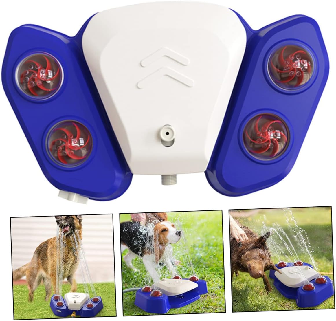 Pet Automatic Water Dispenser Shower Spray Toy Versatile Water Spray Fun for Dogs Interactive Plaything for Bathing and Outdoor Activities
