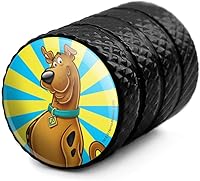 Vista 2 de GRAPHICS & MORE Scooby-Doo - Tapones de válvula de aluminio para llantas de neumático