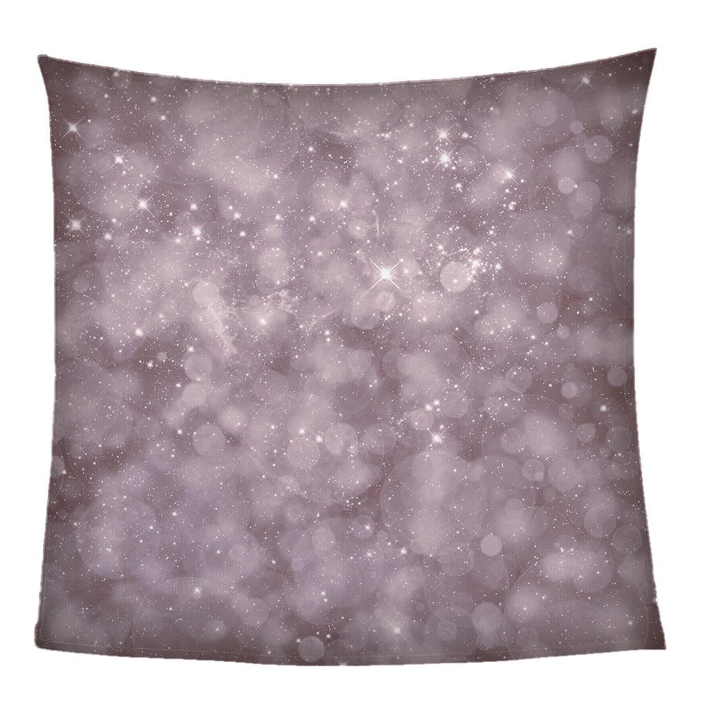 Manta De Franela De Microfibra 180X200Cm Manta De Felpa Suave Para Sofá Cama 3D Cielo Estrellado Púrpura De Fantasía Impresión Patrón Manta Polar Invierno Gruesa Y Esponjosa Caliente Transpirable