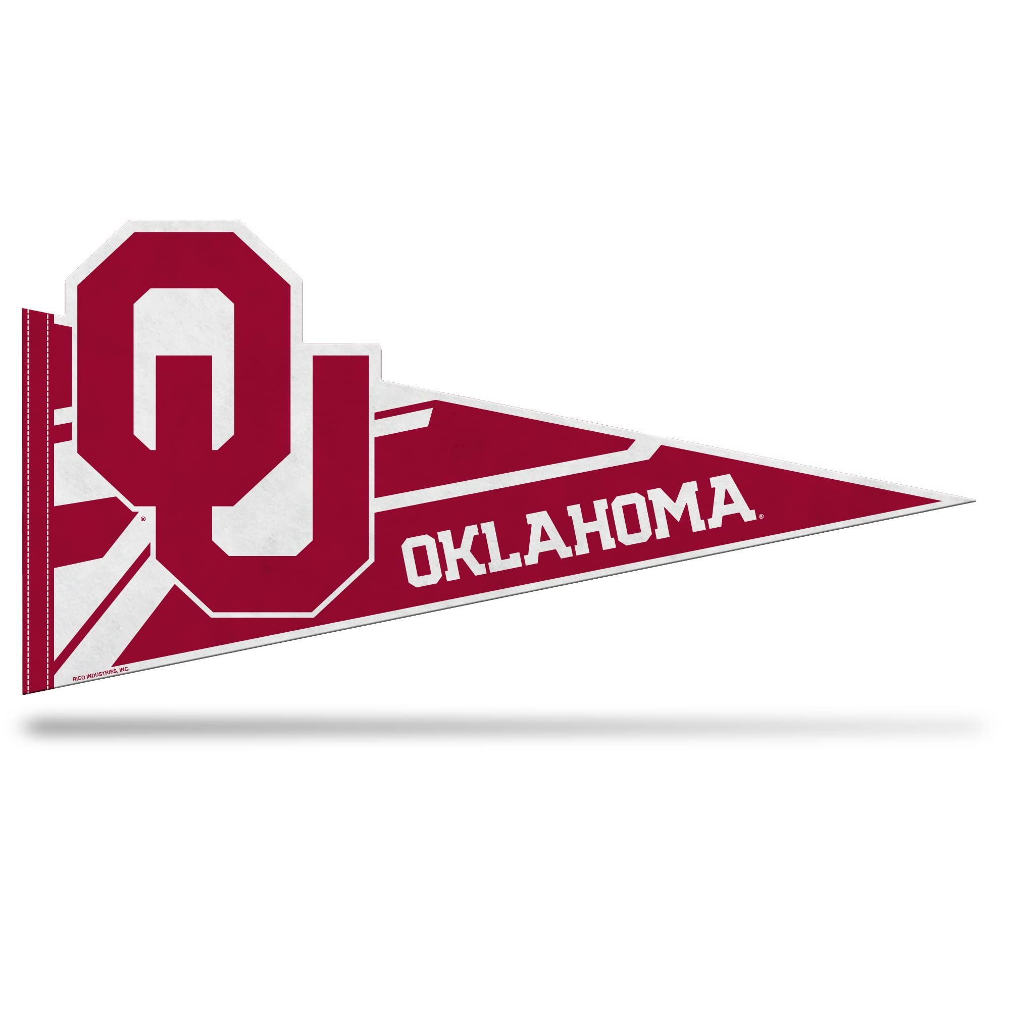 Fanion Oklahoma Sooners en feutre pour décorer votre cave ou salle de jeux