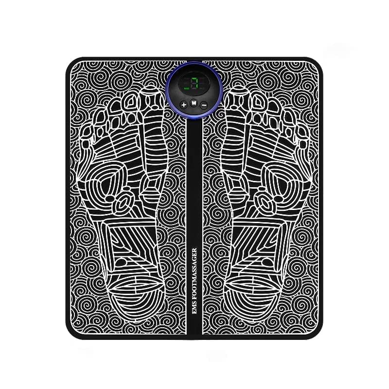 SHOPARAM Foot Massager Electric Foot Massage Pad Feet Muscle Stimulator Massager Mat | Foot Massager Mat Pad Relax Feet for Home and Office Use Portable Electric Massage Pad1