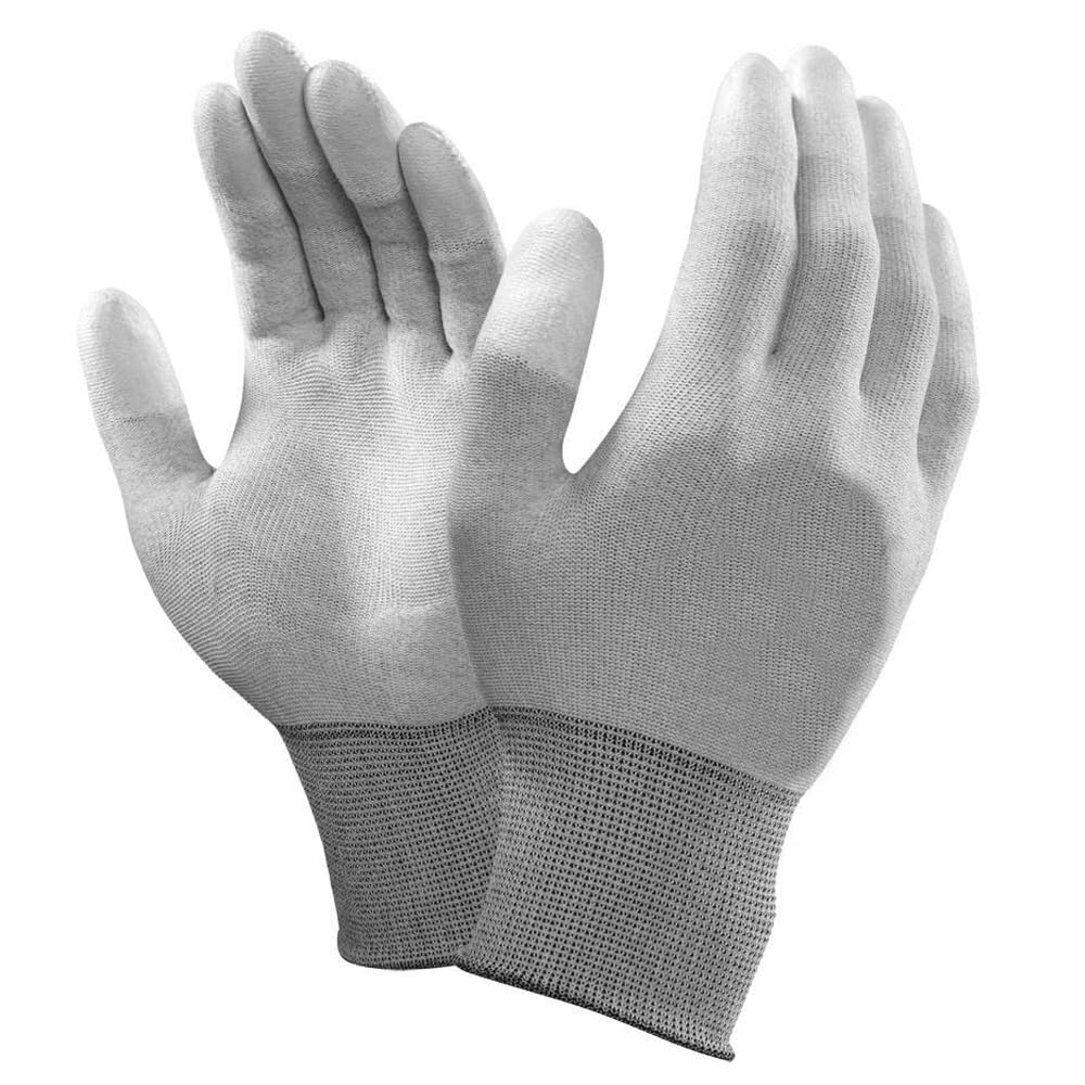 DISHIVA ESD Work Gloves, Carbon Fiber PU Fingertips Coated Non-Slip Anti-Static Gloves for PC Building, Computer Installation & Repair (Large, 1 Pair) (B0CY8JMJFP) Amazon Price History, Amazon Price Tracker