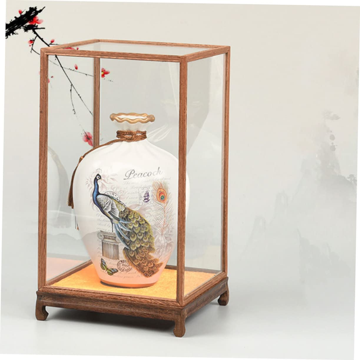 ORFOFE Multi-Funktion Vitrine Für Figuren Staubdichte Display-Box Für Wohnzimmer Schlafzimmer Ausstellungsdeko