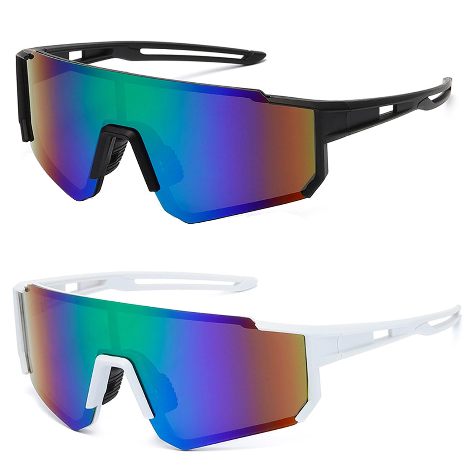 MUSELK Gafas de Sol Deportivas para Hombre y Mujer, Gafas de Sol Polarizadas con UV400 para Actividades al Aire Libre, …