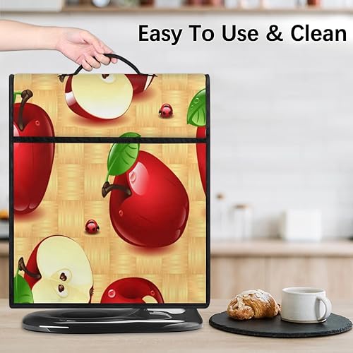 Miniatura 5 de Cartoon Apples Stand Mixer Cover Kitchen Appliance Protection Cover Waterproof Dust-proof Cover Organizer Bags with Pockets and Top Handle