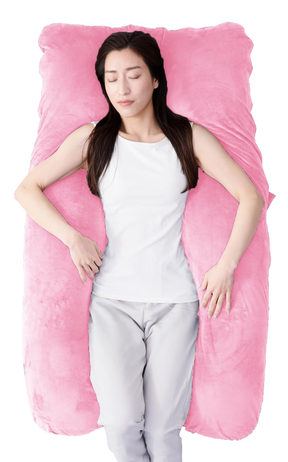 Amazon｜【正規品】ハグモッチ® 抱き枕 『快眠の理由』ふわもち 妊婦 