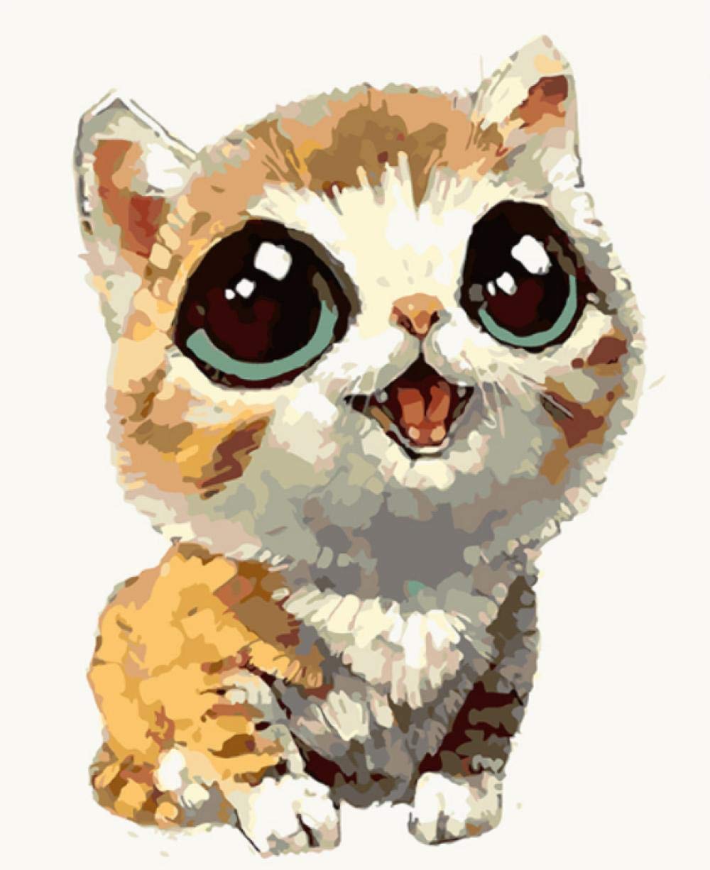 Cute Cartoon Cats With Big Eyes