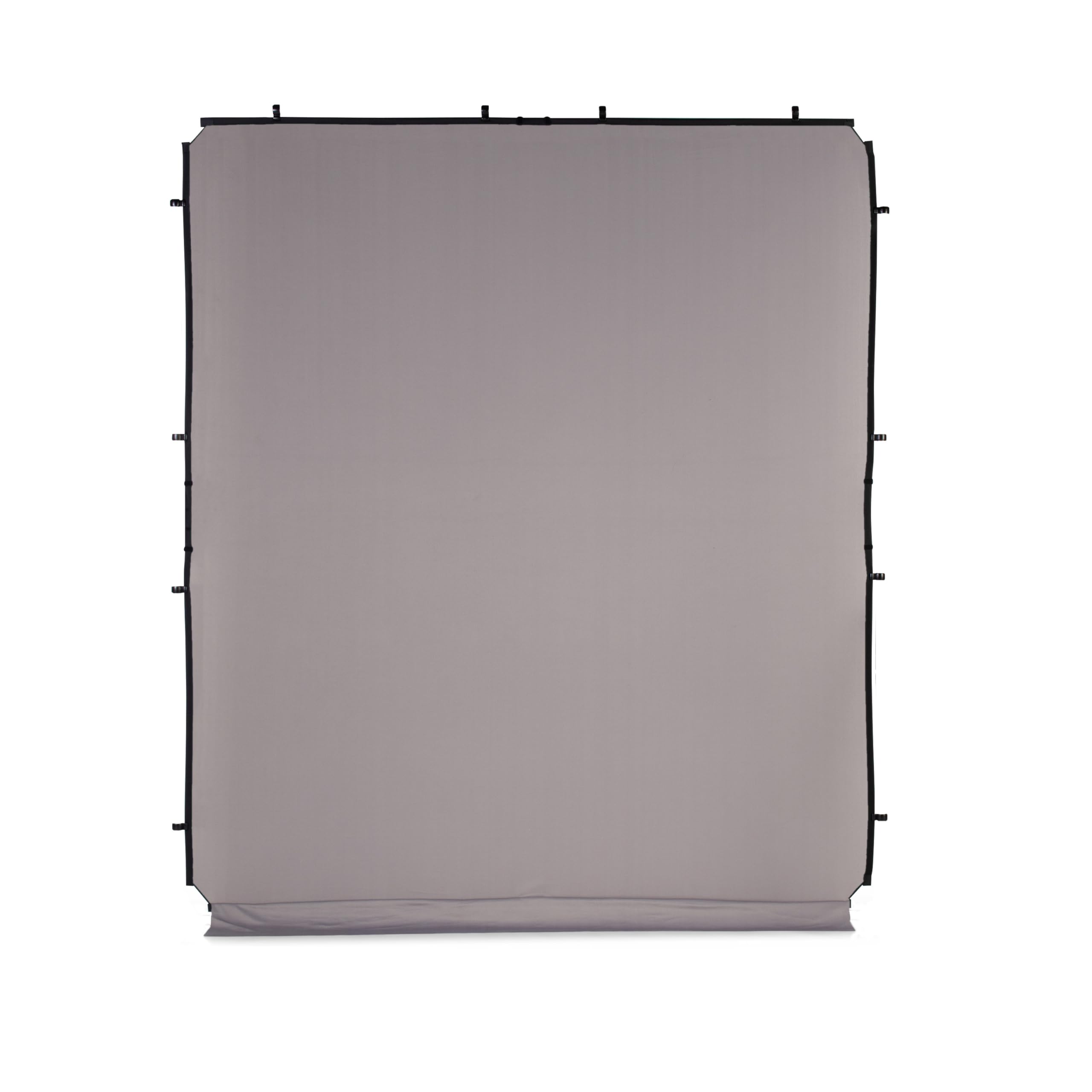 Manfrotto EzyFrame Kit Fondale Pieghevole Fotografia/Video Formato Large - 2 x 2,3 m - Nero - Telaio a Montaggio Rapido in Alluminio - Custodia Trasporto Rigida - Ultraportatile - LL LB7952