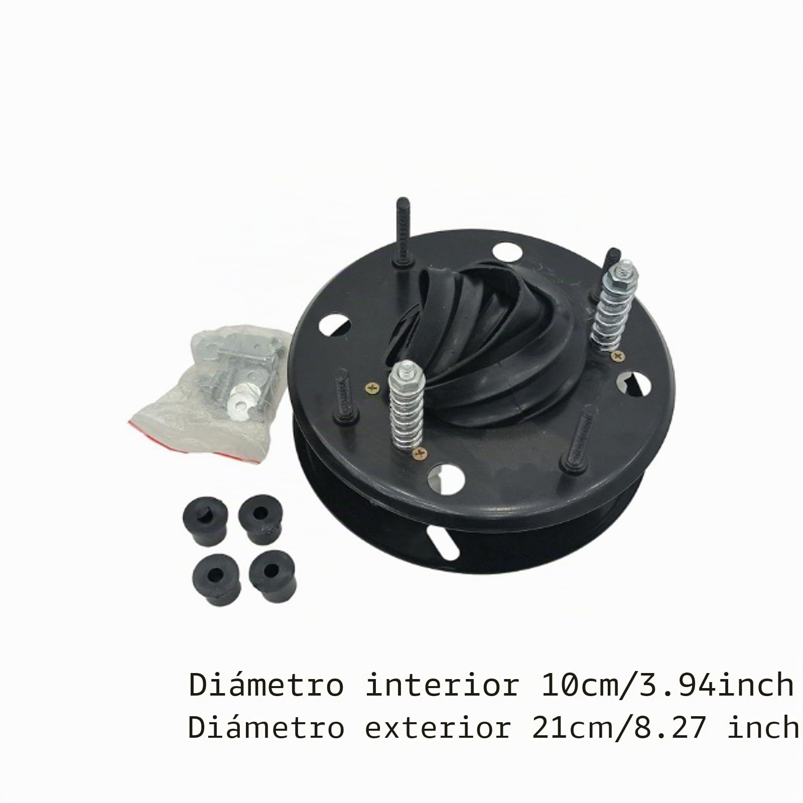 Mecanismo de inclinación para lavabo de peluquería, herramienta de inclinación con envoltura de goma, 21 cm de diámetro, pieza de repuesto para, Accesorios de 19.9 mm