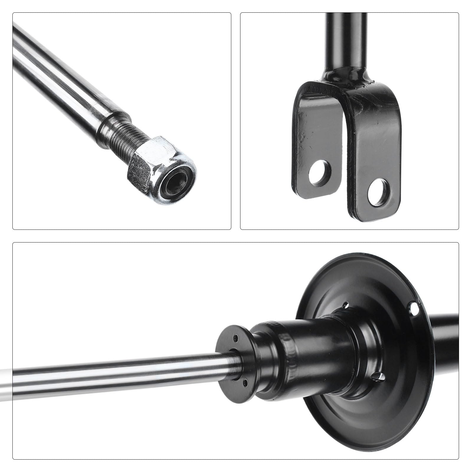 Frankberg 2x Ammortizzatori per sospensioni Ammortizzatori per telaio Anteriore sinistro destro 621mm Pressione del gas Compatibile con A4 8E2 A4 Avant 8E5 8ED Exeo ST 3R5 A4 Cabriolet 8E0413031AK