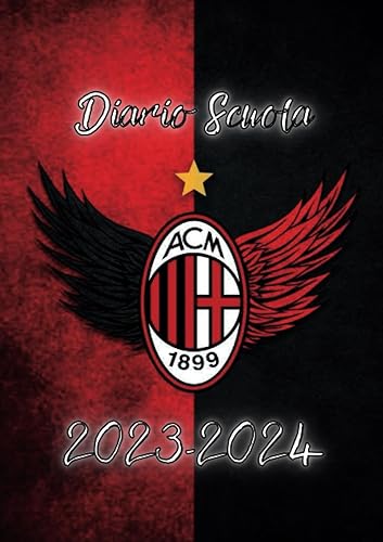 Diario Scuola 2023-2024: Pianificatore completo per studenti della scuola elementare, media e superiore | Bambina/Bambino | Calendario | Tema calcio | Organizzatore Scolastico |