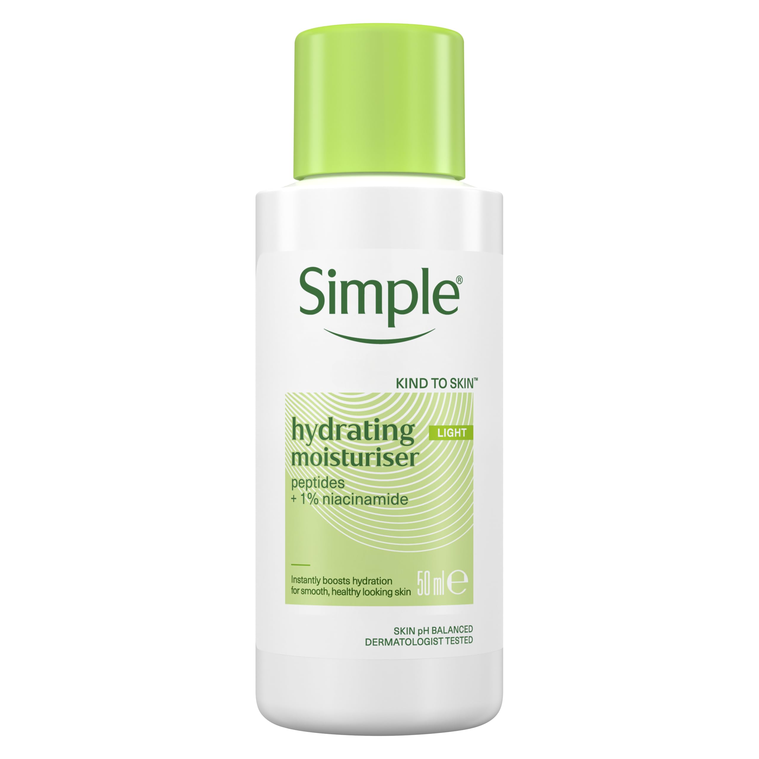 Simple Kind To Skin Hydrating Light Moisturiser Works for 12 Hours (50ml) X6