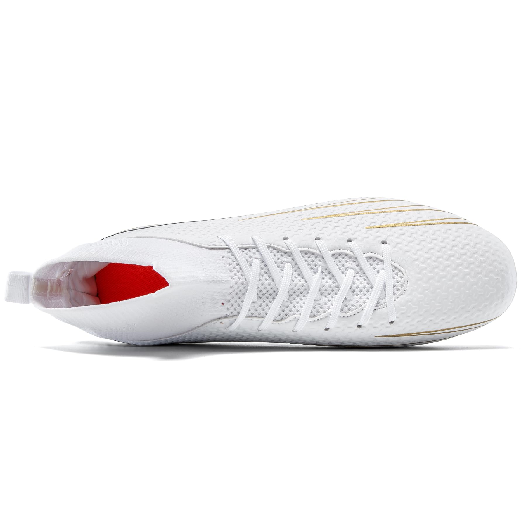 Unisex-Child Soccer Cleats High-Top Football Cleats Lightweight Training Soccer Shoes — view 4
