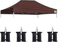 Vista 112 de Eurmax - Toldo de repuesto, 10 x 10, elige entre 30 colores, solamente toldo, regalo de 4 unidades de bolsas