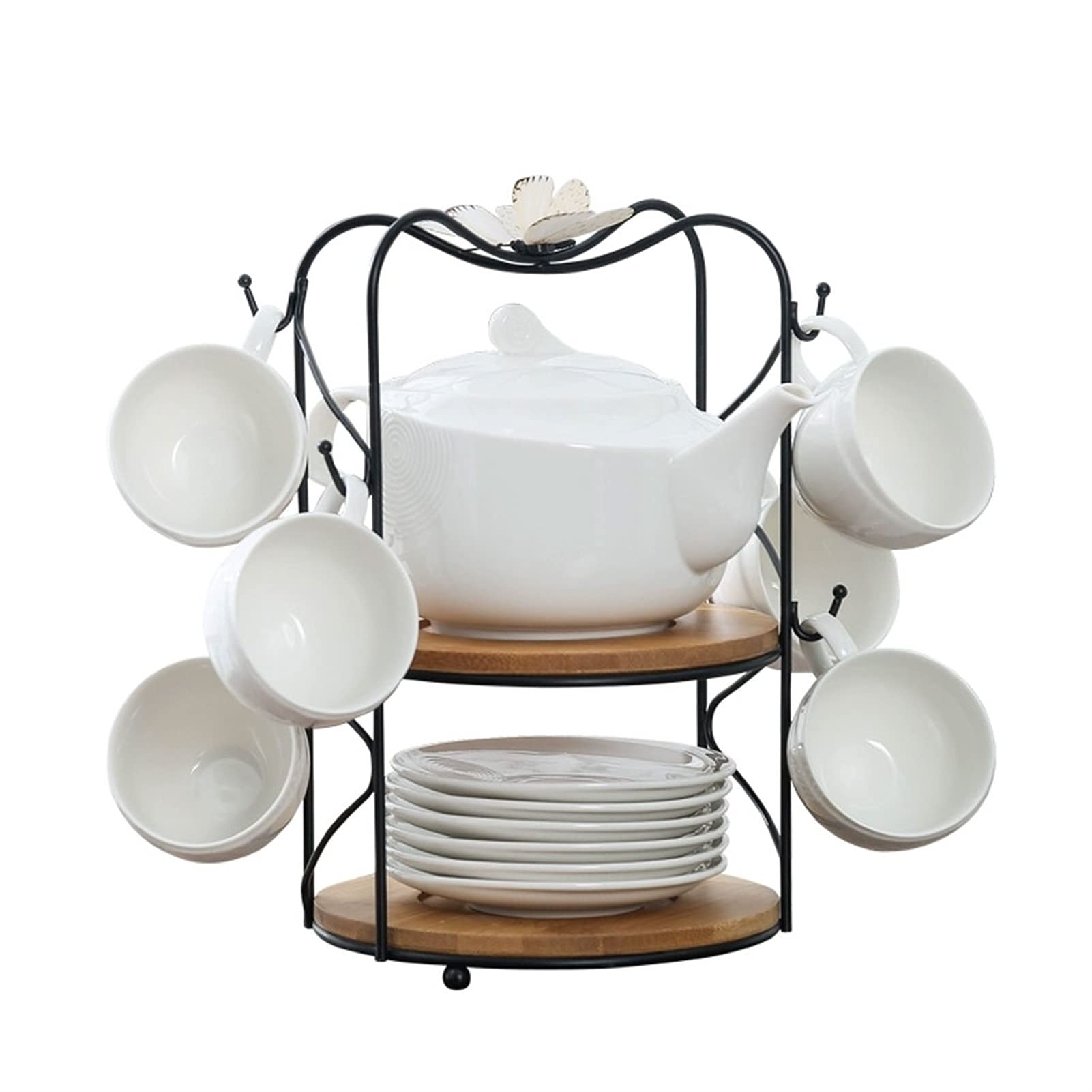 Tazze da caffè Set da Regalo Tazza di caffè Set da caffè Set da Sposa Ceramica Pure Bianco Bianco Pomeriggio Pomeriggio Set da tè Tazza da tè Set di Tazze da caffè