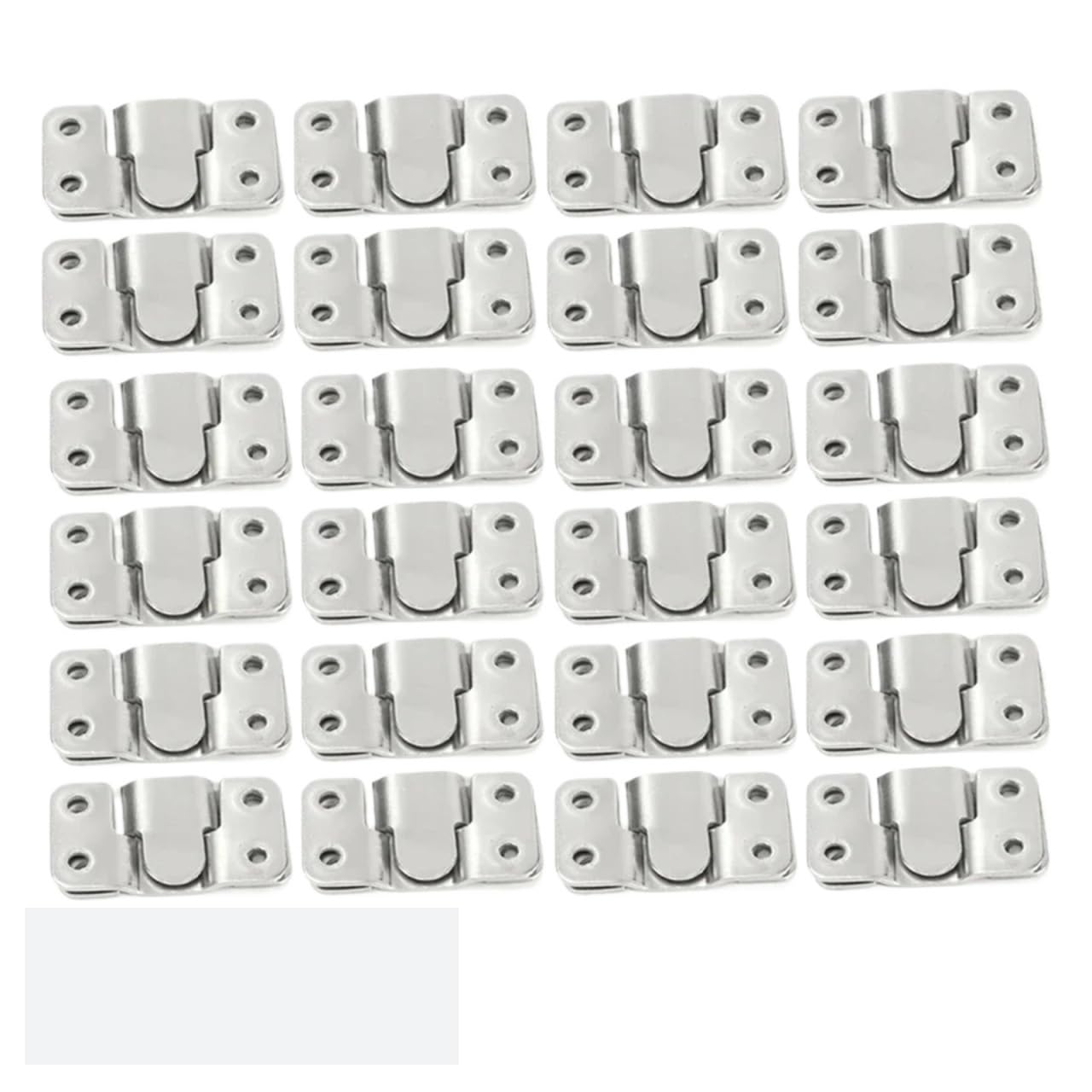 staffe per mensole 2/40 pezzi ganci for cornici interblocco fibbia sospesa staffa di montaggio ad incasso connettore for mobili in acciaio inossidabile(L-20pairs)