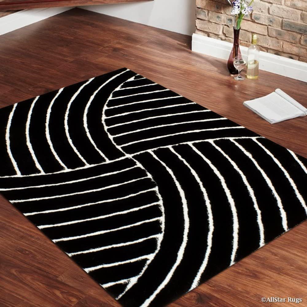 Grey Shaggy Rug - Soft & Cozy Bedroom Living Room -16