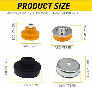 Rear Shock Absorber Suspension Top Strut Mount Set for BMW E82 E88 E90 E92 E93 Upper Shock Mount Kit 33506767010 33506771737 33506771738 33526764418