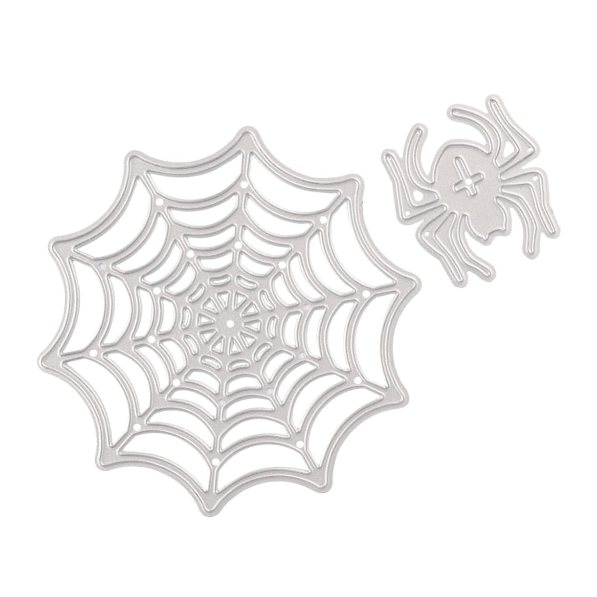 Artibetter Troquel para DIY Marco de Fotos Diseño Telaraña Halloween Plantilla para Manualidades Decoración Hogar Fiesta