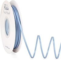 Vista 29 de Ribbli - Cinta de satén de 1/8 pulgadas x 100 yardas, cinta dorada fina de doble cara para uso en tarjetas de invitación de boda, envoltura