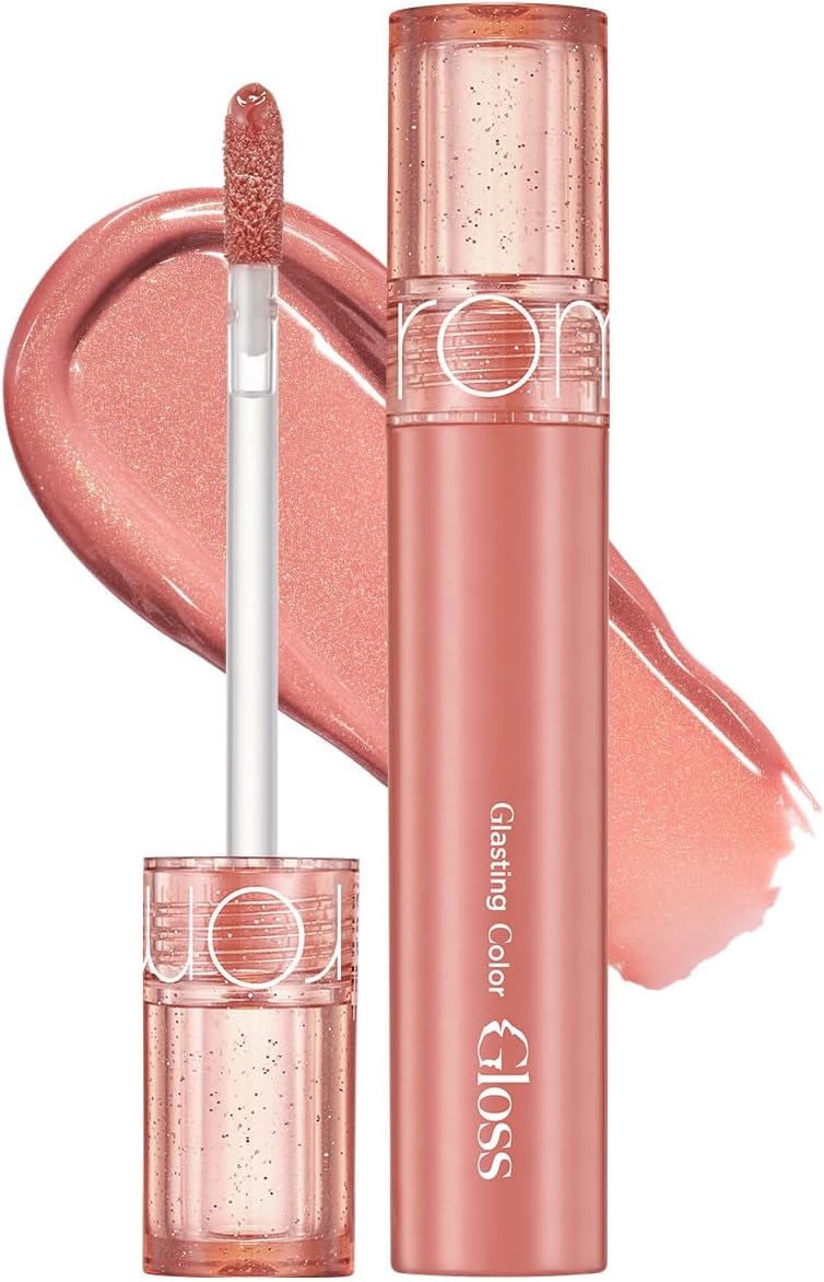 rom&nd グラスティングカラーグロス (09 ピーチスパークル)