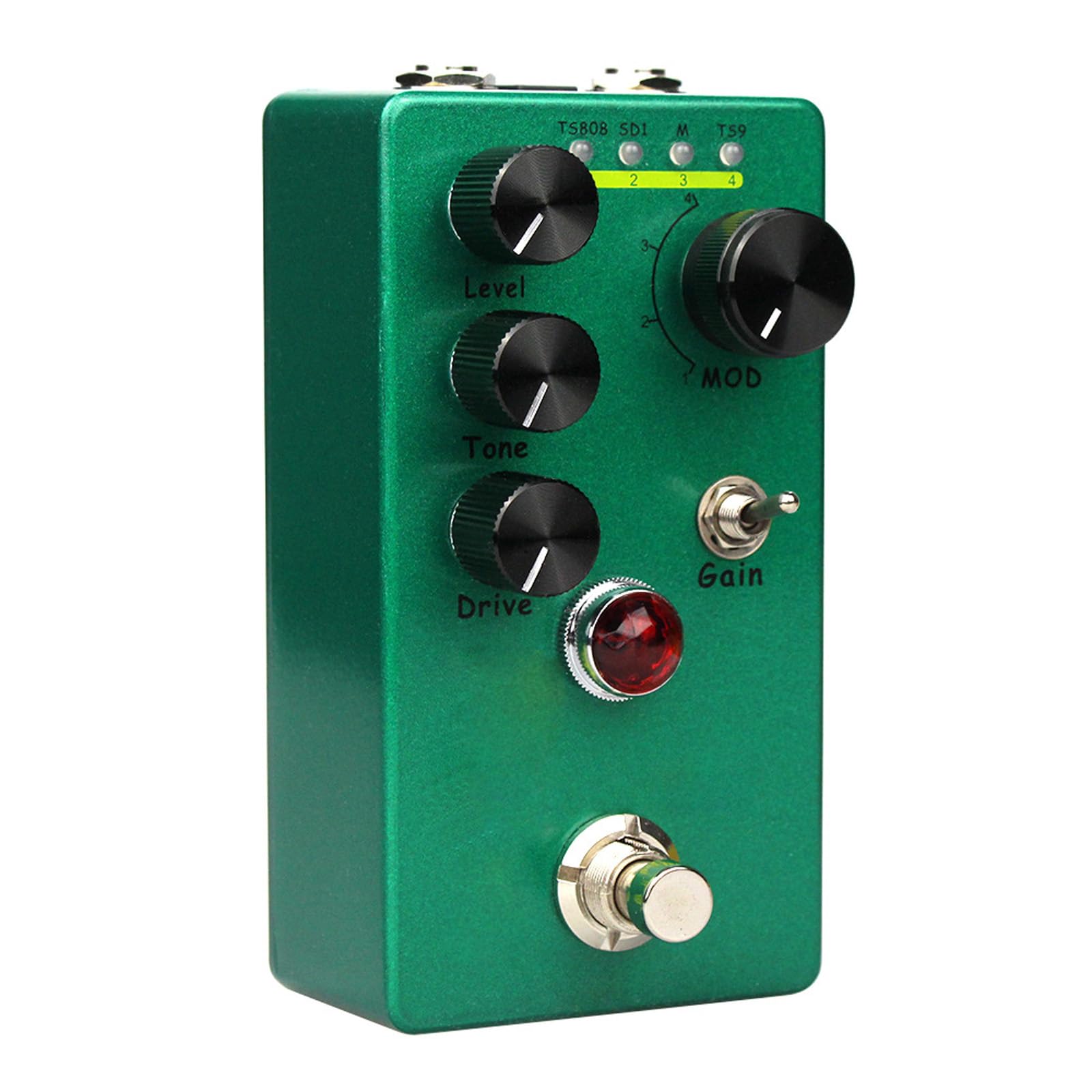 Pedale Effetti per Chitarra Professionale Pedale Effetti distorsione True Bypass Accessori per Chitarra Full Metal Shell Controller azionamento